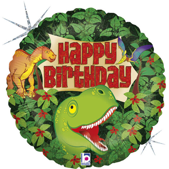 Levně Fóliový balónek Dinosaurus Happy Birthday 46cm